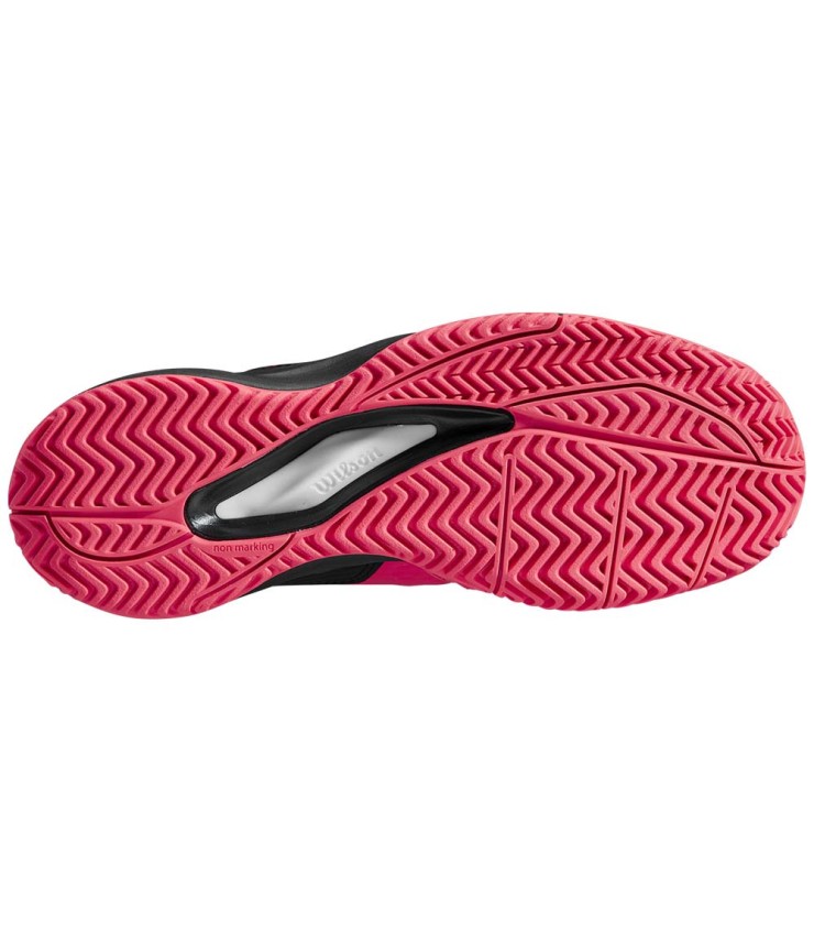 Tenis Wilson Rush Pro Ace Jr Rosa e Preta | Ipontennis