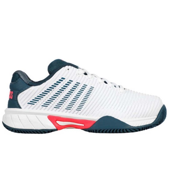 Scarpe K-Swiss Hypercourt Express 2 Junior Bianche Blu Marino | IPONTENNIS