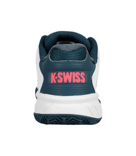 Ténis K-Swiss Hypercourt Express 2 Júnior Brancos Azul Marinho | IPONTENNIS