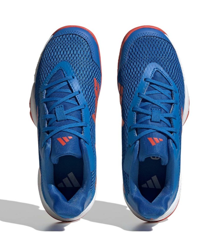 Tenis Adidas Barricade Júnior Azul Vermelho | IPONTENNIS