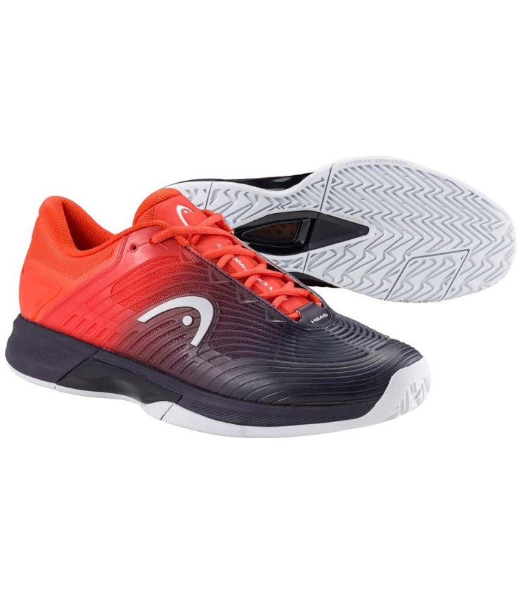 Chaussures Head Revolt Pro 4.5 Bleu Marine Rouge