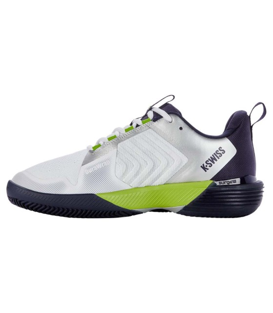 K-Swiss Ultrashot Shoes 3 HB Bianco / Blu Grigio Blanking Land | Ipontennis
