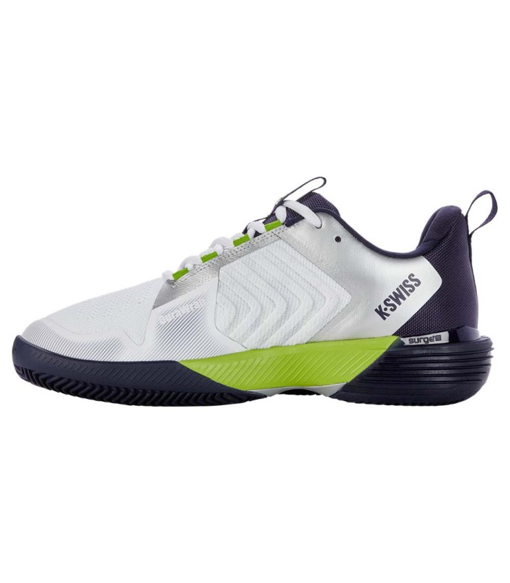 K-Swiss Ultrashot Shoes 3 HB Bianco / Blu Grigio Blanking Land | Ipontennis