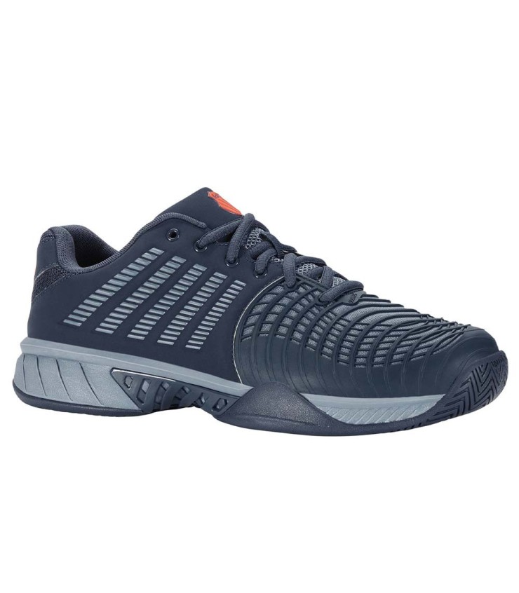 K-Swiss Express Light 3 Gray Blue Shoes | IPONTENNIS