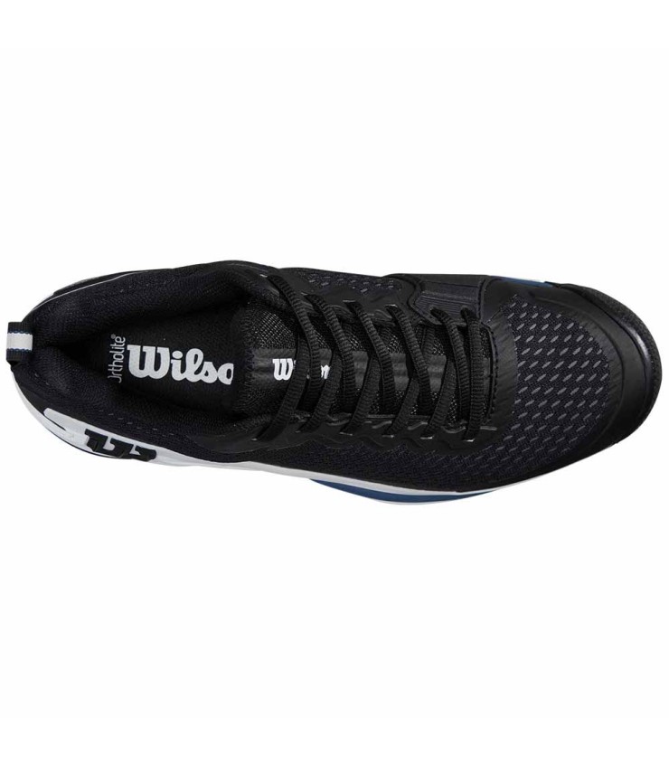 Zapatillas Wilson Rush Pro 4.5 Negro / Azul 4
