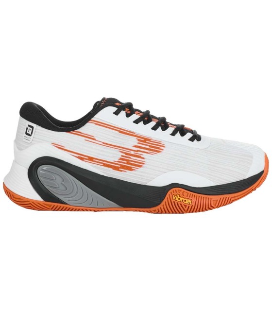 Ténis de Padel Bullpadel Hack Vibram 25I Branco / Laranja | Ipontennis