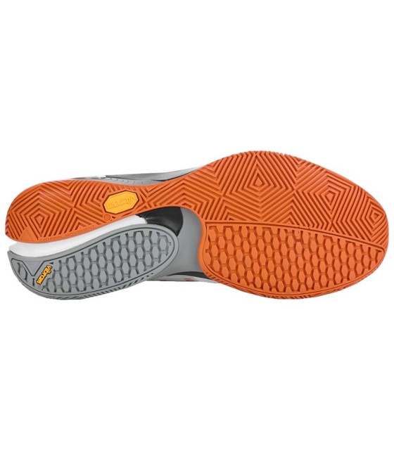 Ténis Bullpadel Hack Vibram 25I Branco Laranja