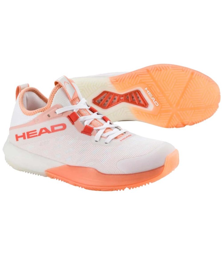Scarpe da ginnastica Head Motion Pro Bianco Corallo Donna | Ipontennis