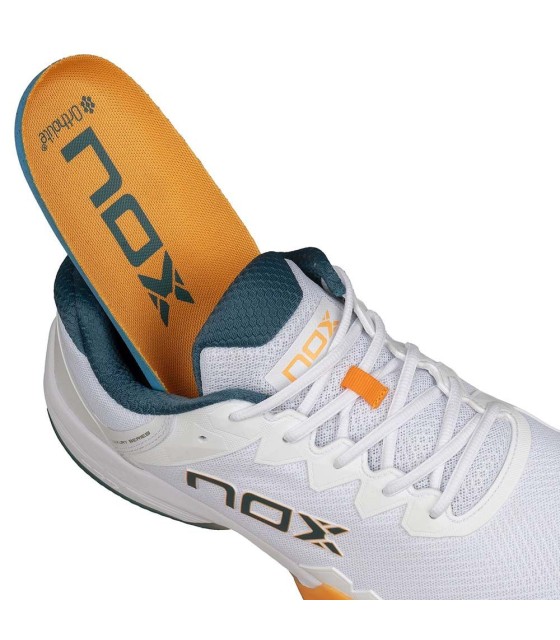 Tenis Nox ML10 Hexa Branco Alperce | IPONTENNIS