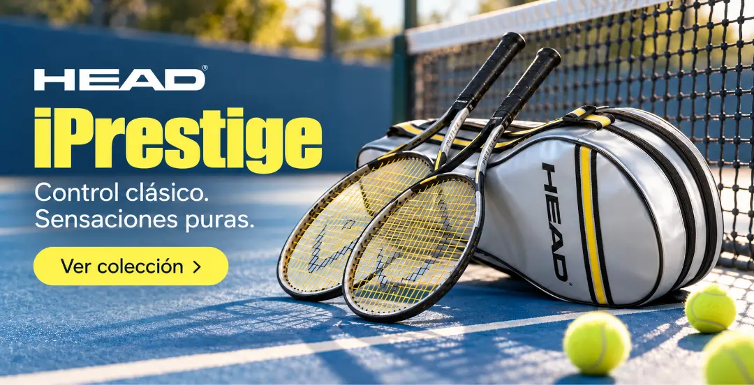 Colección HEAD iPrestige 2026 con raquetas iPrestige MP 2.0 y Prestige MP Limited.