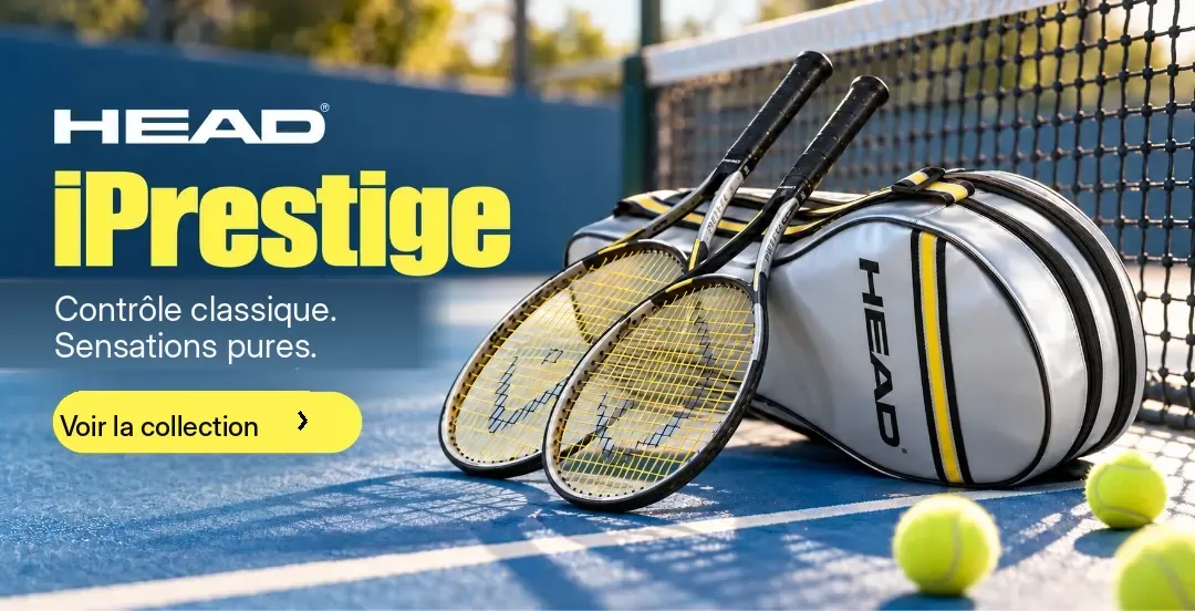 Collection HEAD iPrestige 2026 avec les raquettes de tennis iPrestige MP 2.0 et Prestige MP Limited